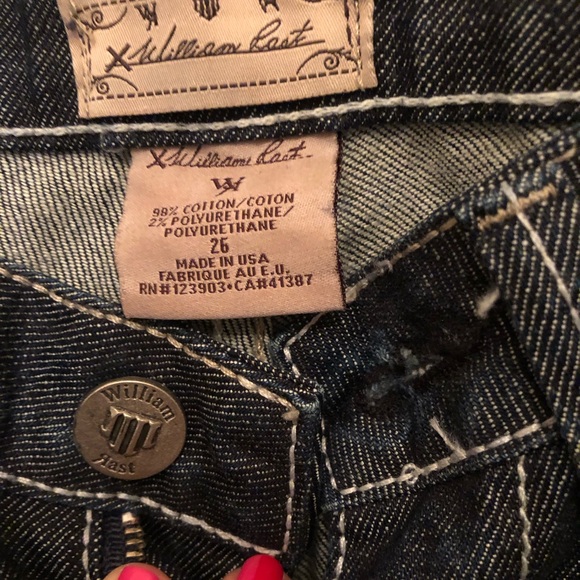 William Rast straight leg jeans. FIT: Sadie. Size 26 98% cotton 2% polyurethane - Picture 3 of 4